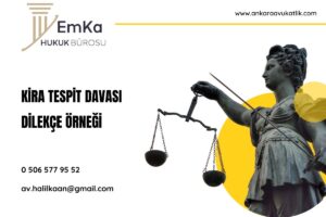 Kira Tespit Davası Dilekçe Örneği